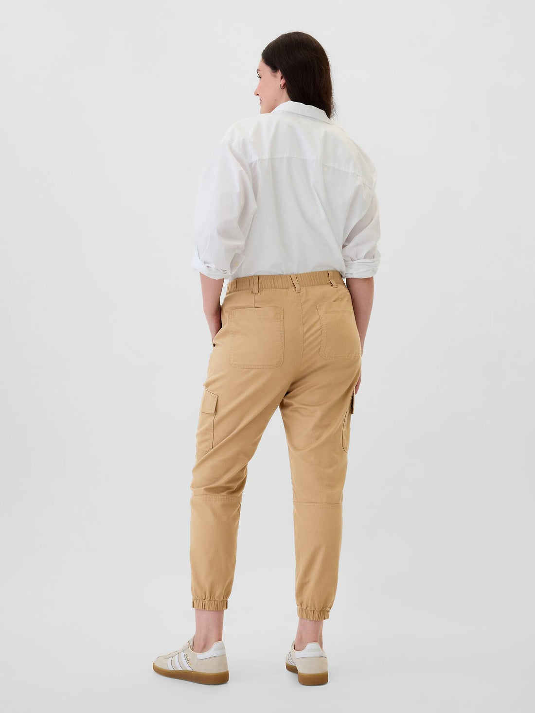 Dark Beige Cargo Trouser For Women