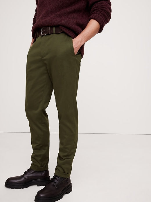Cotton Casual Dark Green Pant